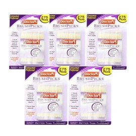 The Doctor's BrushPicks - Palillos de dientes interdentales (275 unidades (paquete de 5))