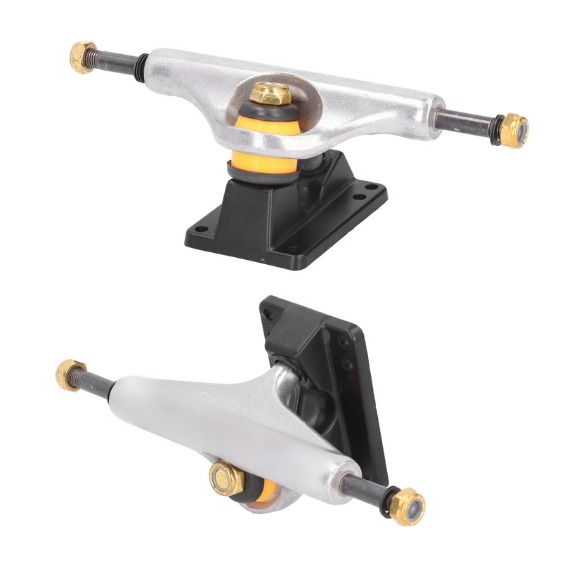 1Pair Skateboard Bracket Maple Skateboard Longboard Support Stand Accessory Silver