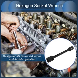 INFINAUTO Socket Wrench 400x54mm for Car Motorcycle Dirtbike Repair Spanner Socket Remover Chromium Black Durable Hexagon 36mm,38mm