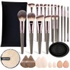 MAANGE Brochas para Maquillaje 28 Piezas con Bolsa Set de