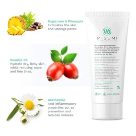 Glycolic Acid Lavado De Cara Acné Limpiadora - Ácido Alfa Hi                                                                                          