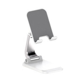Portable Stand, Tabletop, Smartphone Holder, Foldable, Anti-Slip, Smartphone Stand, Extendable, Height/Angle Adjustment, Vertical Position, Charging, Compatible with All Cell Phones, Easy to Carry