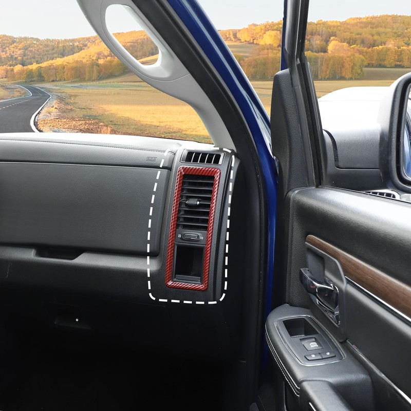 RT-TCZ for RAM Dash Air AC Vents Trim Cover Frame