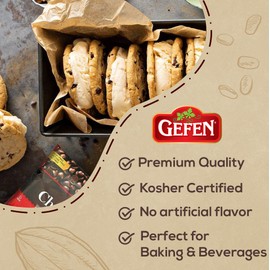 Gefen Vegan Semi Sweet Real Dark Chocolate Chips, Dairy Free 9oz (3 Pack),Nut Free, Lactose Free, Kosher, Great for Baking