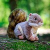 Tobar Animigos Soft Toy Squirrel Soft Toy in Realistic Design,