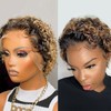 ONICA Short Afro Curly Pixie Cut Lace Front Wigs, HD