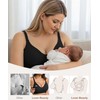 Lover-Beauty Nursing Bras for Breastfeeding Comfortable Hands Free Pumping Bras