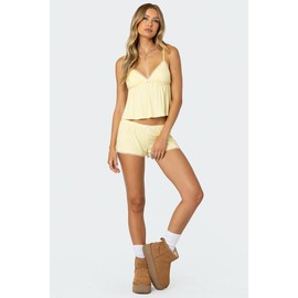 Buffy Shorts - Color: YELLOW, Size: M