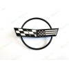 AUTO 2PC Black Front Nose Rear Gas Lid Cross US