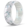 Enso Rings Etched Classic Silicone Rings - Comfortable and Flexible