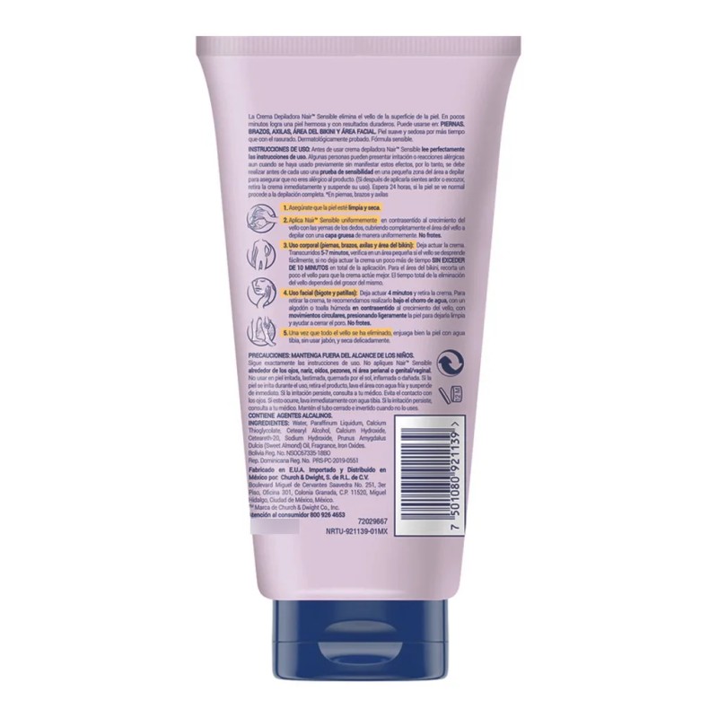 Nair Crema Depiladora Corporal Piel Sensible 150 Probada