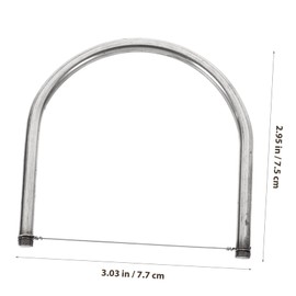 Sewroro Stainless Steel Mud Cutter Pottery Cutting Tool Clay Wire Cutter Pottery Trimming Tool Silver Clay