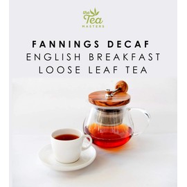 The Tea Masters Loose Leaf Tea - Decaf English Breakfast - Fannings (1x250g)