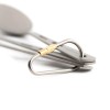 Core Element 100% Titanium Three-piece Utensil Set Fork Knife Spoon
