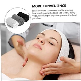 FOMIYES Bandas Para El Cabello Turbante Para El Cabello De Las Cintas Para La Cabeza De Tela De Toalla Para Las Cintas Para La Cabeza De Maquillaje...