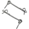 sunnates 2 PCS Stainless Steel Spring Hook and Eye Safety