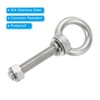 PATIKIL M12 x 70mm Lifting Shoulder Eye Bolt, 2Pcs 304