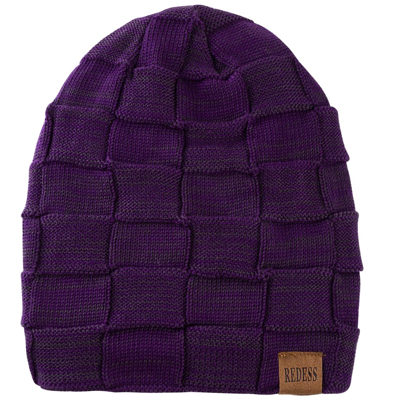[REDESS] ビーニー帽 メンズ レディース 冬 暖かい帽子 ニット スラウチ 厚手 スカルキャップ