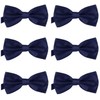 DonDon Set of 6 Men's Bow Ties 12 x 6