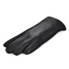 Mens Leather Gloves Cold Weather Warm Gloves with Cashmere Lined,Black,L