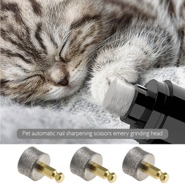 ECSiNG 10PCS Dog Nail Grinder Head Replacement Pet Nail Grinder Tips Emery Grinding Head for Most Pet Electric Claw Nail Grooming Tools