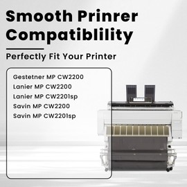 MP CW2200 Ink Cartridge 4-Pack (Black/Cyan/Magenta/Yellow) 841720 841721 841722 841723 Replacement for Ricoh MP CW2200 Ink Cartridge for Gestetner Savin Savin MP CW2200 CW2200SP CW2201SP Printer Ink