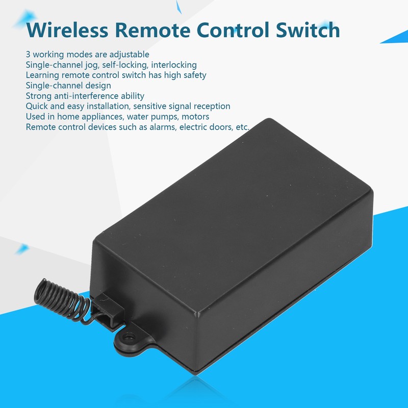 Wireless Remote Control Switch SingleChannel Learning Smart Electrical Equipment AC220V