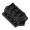 Fuse Holder Dustproof Fuse Block Black 1-40A Medium Blade for