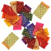 Touchstone Drawstring Bags Traditional Indian Handcrafted in Mimosa leaf Pattern