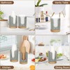 Soleebee Ceramic Bathroom Cup Dispenser, Hold 3 oz Mouthwash Cup