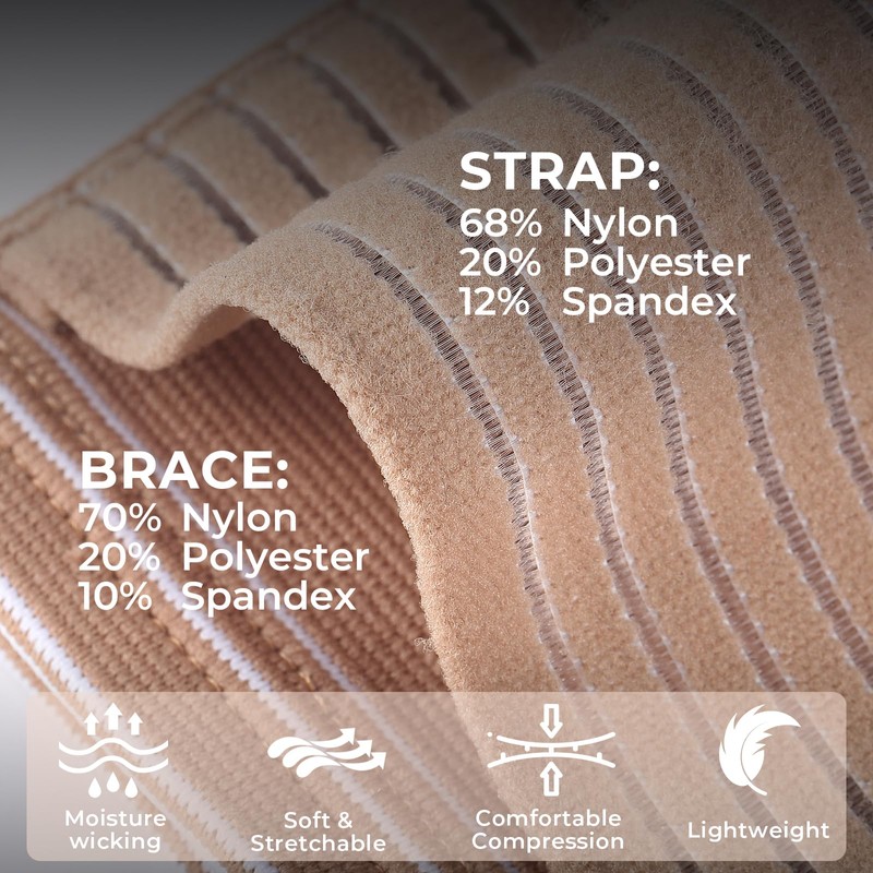 NeoTech Care Elbow Support Brace (Beige, Size S, 1 Unit)