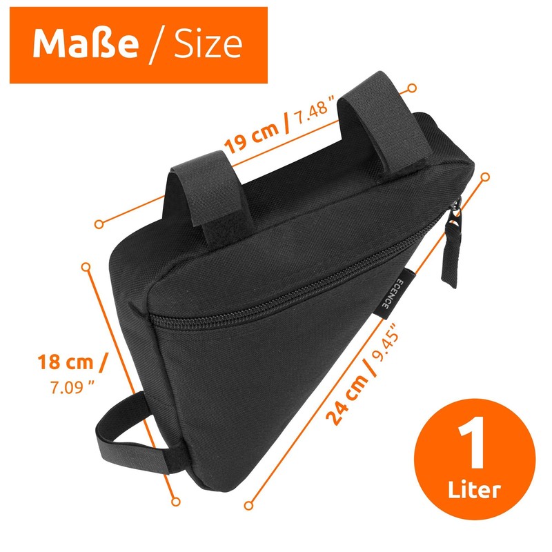 ECENCE Bicycle Bag Frame for Phone Cash, ID, Repair Tool