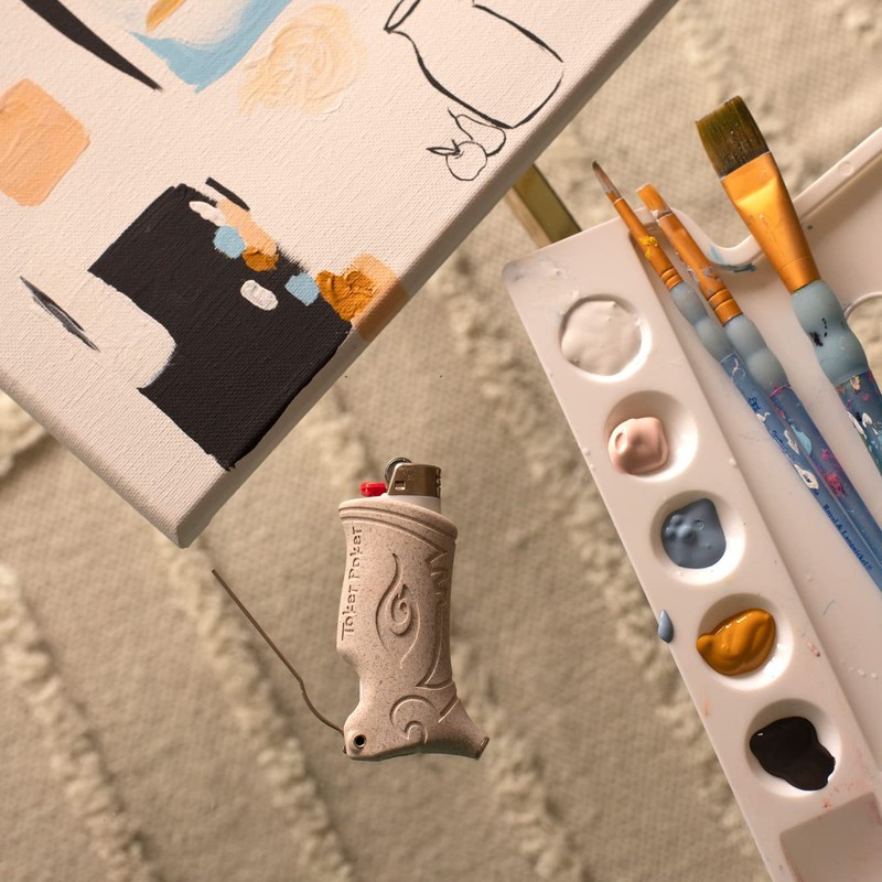 Toker Poker Bottle Opener - Plum, Lighter Case Multi Tool