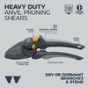 Woodland Tools Co. Heavy Duty Anvil Pruning Shears – 5/8"