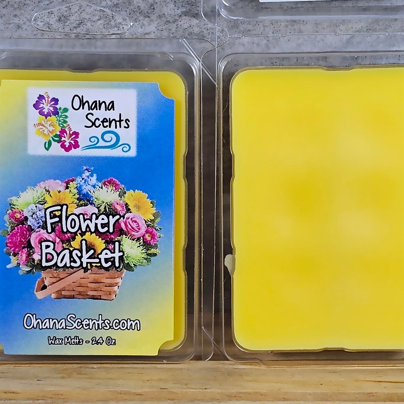 Ohana Scents Flower Basket Wax Melts
