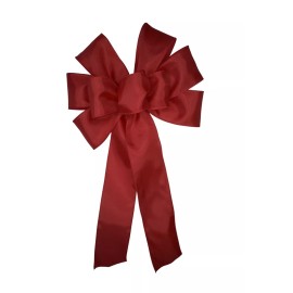 Dogwood Farm Market 10" Hand Made Satin Christmas Wired Bow Wreath Holiday Valentine's