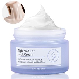 Neck Firming Cream, Tighten and Lift Firming Neck Cream, Neck Creams for Tightening Lifting Sagging Skin and Hydrating, Neck Cream- Moisturizes, Lifting & Recovery, Help Reduce Fine Lines & Wrinkles