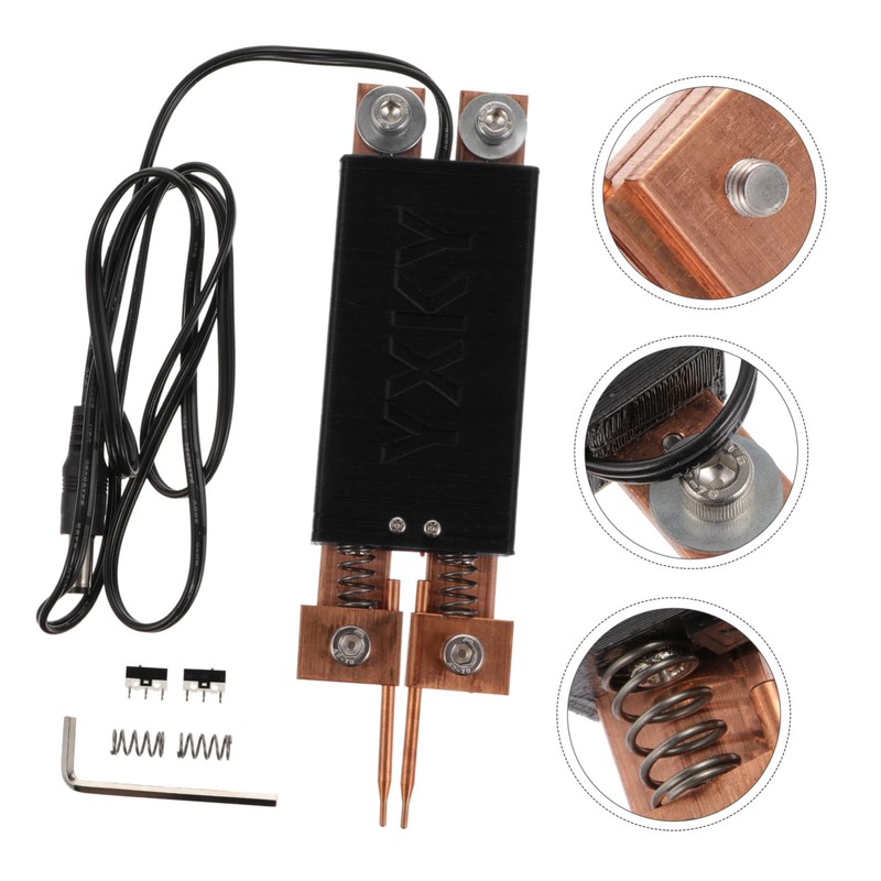 LALAFINA DIY Portable Spot Welder Handheld Welding Tool with Built