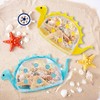 KMDJG Beach Toy Mesh Beach Bag, Kids Shell Collecting Bag,