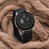 WOCCI 22mm Watch Strap, FKM Rubber Band, Quick Release, Black