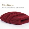 FURTALK Winter Beanie Hat for Women Satin Lined Cable Knit