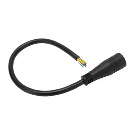 Electric Bike Motor Convert Extension Cable 9 Pin 31cm Conversion Line with Waterproof Female Connector Electric Bicycle Accessories Convert Cord