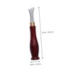 STOBOK 1pc Leather Edge Trimmer Tool for Leathercraft Arc Design