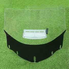 TCT-MOTORPARTS Clear Windscreen Windshield With Vented Fits for 2001-2017 Honda Goldwing 1800 GL1800