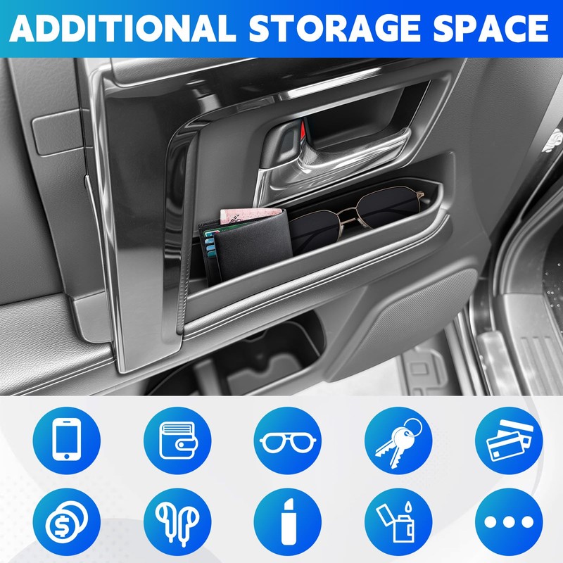 Titibett Door Handle Storage Fits for 2010-2024 Toyota 4Runner