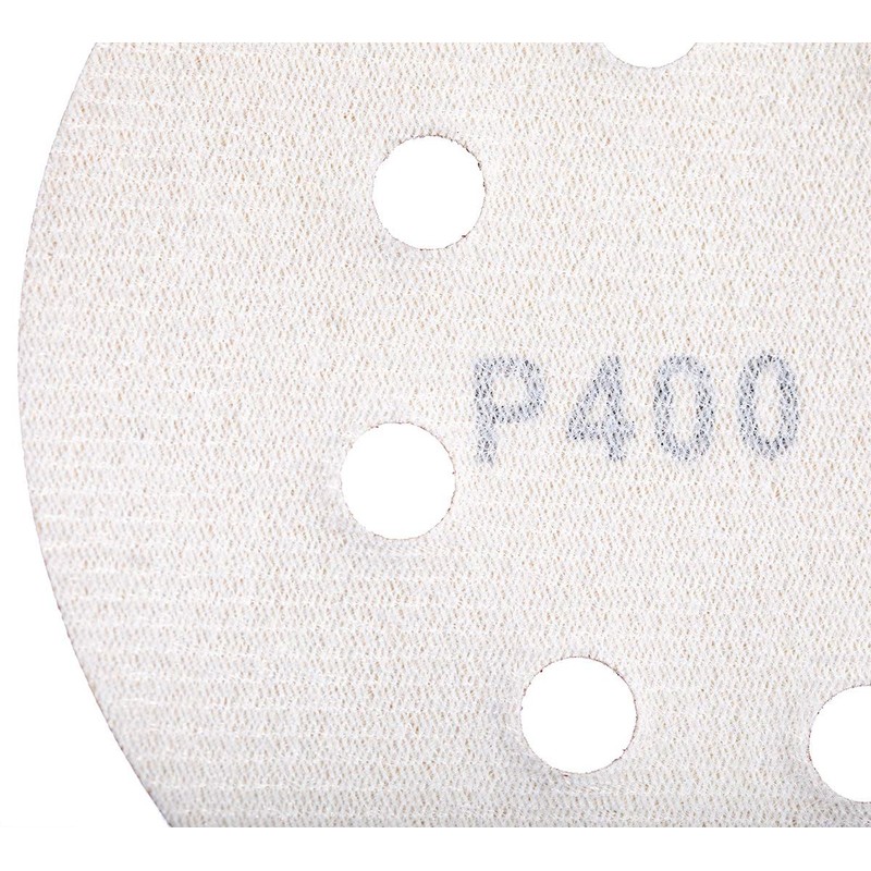 YoiYee 400 Grit Sanding Discs Pads, 8 Holes, 125mm/5-inch Hook