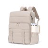 Backpack Cooler 40 Cans Puffer Soft Cooler with Laptop Compartment