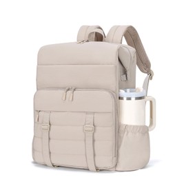 Backpack Cooler 40 Cans Puffer Soft Cooler with Laptop Compartment