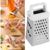 Mini Grater, Stainless Steel Cheese Ginger Vegetable Spices Small Grater