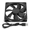 Router Cooling Fan,DIY Pc Cooler Tv Box Wireless Cooling Silent Quiet Dc 5V USB Power 120mm Fan(Standard Edition)